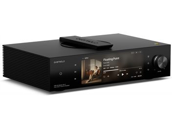 EverSolo DMP-A8 Master Edition Gen 2 siyah ağ ses oynatıcısı, ön ekran ve büyük ses düğmesi