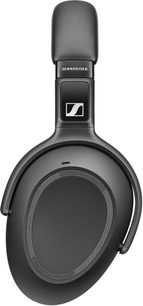 Otevřená hifi sluchátka Sennheiser PXC 550-II Wireless černá, pohled z levého profilu, levá mušle v popředí
