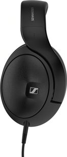 Cuffie hi-fi chiuse Sennheiser HD 620S nere, vista laterale, padiglione destro con logo, cavo audio collegato in basso