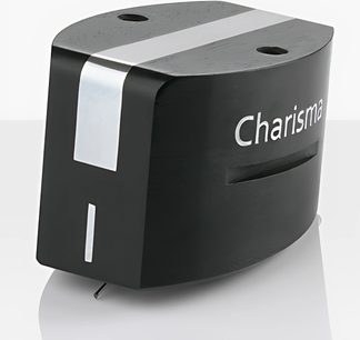 Clearaudio Charisma v2 vrtilna celica za vrtljive plošče, črno mat ohišje, asimetrična srebrna izrezana sprednja plošča