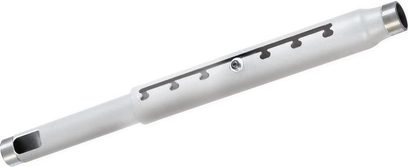 Baltasis „Chief" CMS018024 cilindro formos metalinis strypas su 6 tvirtinimo kiaurymėmis ir sriegiu viename gale, profilinis vaizdas ant balto fono