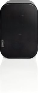 altavoz hi-fi compacto ArtSound UNI30 negro, frontal de rejilla negra redondeada, vista frontal sobre fondo blanco
