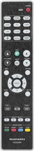 Schwarze Fernbedienung Marantz RC033SR für NR1508 Heimkino-Verstärker, mit Multifunktionstaste und zentralem Richtungspad