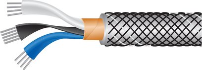 Digitální audio kabel Wireworld Platinum Starlight AES/EBU PSA 3m, černobíle opletený plášť, stříbrné XLR konektory
