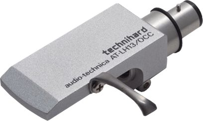 Audio-Technica AT-LH13/OCC fırçalanmış gümüş pikap kafesinin yan tarafta metal parmak kaldıracı bulunan modeli
