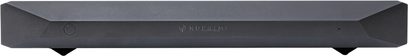 Lecteur audio réseau Nuprime Evolution Stream, изглед отпред, правоъгълен черен корпус, лого в центъра, кръгъл бутон отляво