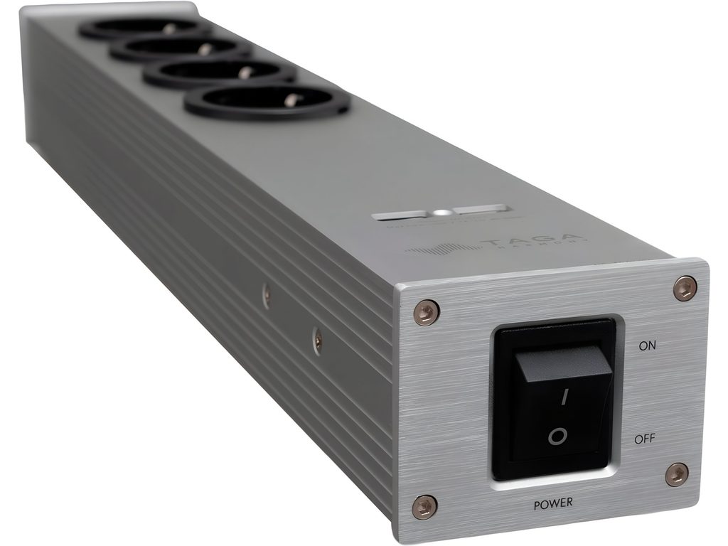 Taga Harmony PF-400USB silver - Power Strip, Outlet Bar or Surge ...