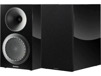 Поличкова акустична система Paradigm Premier 220B v2, чорний лак, пара: одна модель без решітки, одна з тканинною передньою панеллю