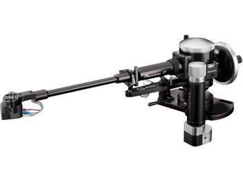 Braço de tonearm de vinil Graham Phantom II Supreme 12" em carbono, base e contrapeso em metal escovado