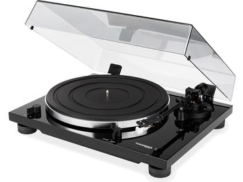 Винилов грамофон Thorens TD 201 в черен лак с тонарм, доза и прозрачен капак против прах