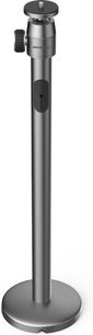 Steun voor Hisense CM8Q-beamer, grijs metaal, ronde basis, cilindrische schacht, draaibaar hoofd met schroef en knop