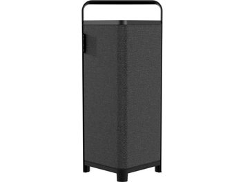 Enceinte bluetooth portable Sonoro Vibes L noire, colonne rectangulaire tissu maillé avec anse métallique supérieure