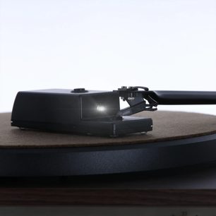 Sada pro nastavení a čištění Enova HIFI ESC 10, černý obdélníkový box s kruhovým tlačítkem, rameno pro čtení na kruhovém podstavci