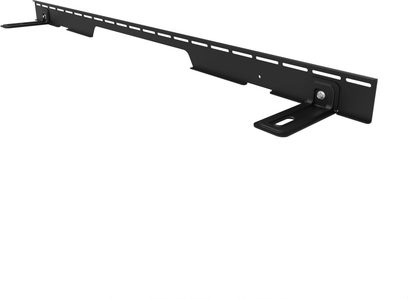 Klipsch Flexus Core 300 black wall-mount speaker bracket, long perforated metal bar with L-shaped brackets