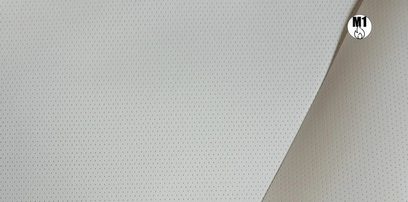 Schermo fisso Oray Cadre HC Microperf 16/9 270 cm, visione ravvicinata della superficie perforata grigio chiaro uniforme