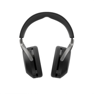 Ασύρματα ακουστικά hifi Bluetooth Beyerdynamic Aventho 300 μαύρα, εμπρόσθια όψη, επενδεδυμένο στήριγμα κεφαλής, κυκλικές ακουστικές θήκες, μεταλλικά στηρίγματα