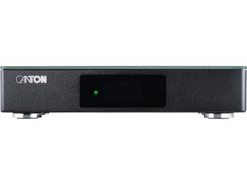 Canton Smart Connect 5.1 sort multiroom sort forfra med glasfront, centralt display og grøn LED-indikator