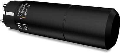 Чорний кабель живлення EAT Essential Audio Tools Noise Eater, роз'єм IEC, вид зверху