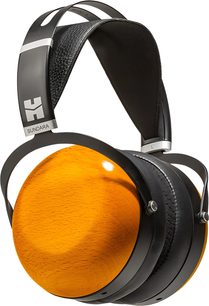 Hifiman Sundara Closed-Back hifi-hovedtelefoner, mat sort metalstruktur, lukkede cirkulære ørekopper, læderpuder, lyse trædrivere
