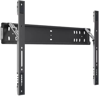 Support TV mural Vogel's Elite TVM 5705 noir, avec plaque horizontale perforée et deux rails verticaux