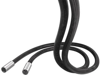 Inakustik Referenz NF-1205 AIR XLR 2 m sort analogt lydkabel med sølvfarvede XLR-stik