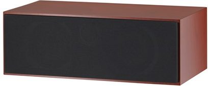 Bowers & Wilkins CM Centre S2 midterhøjttaler i rosewood, Rosenut-finish, frontvisning, rektangulær form