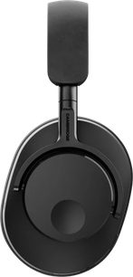 Cambridge Audio Melomania P100 SE hovedtelefoner, oval øreklap i mat sort plast, polstret hovedbøjle, set ovenfra