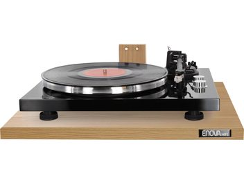 Supporto da parete in noce per giradischi Enova HIFI Turntable Wallmount, vista frontale