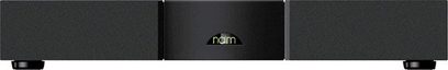 Naim Audio NAPV 175 sort effektforstærker, set forfra, liggende rektangulært format, minimalistisk front