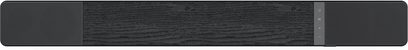 Bară de sunet Klipsch Flexus Core 300 neagră, vedere de sus, cu finisaj din lemn și comenzi tactile laterale