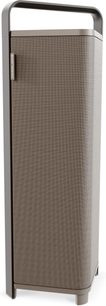 Altoparlante Bluetooth portatile Sonoro Vibes XL taupe, formato a colonna con griglia in tessuto e maniglia di trasporto integrata