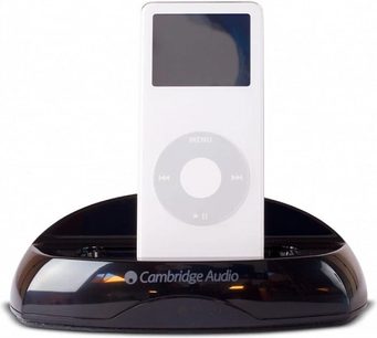 Cambridge Audio iD50 dockingstation til iPod, sort, kompakt, LCD-skærm, moderne og elegant design