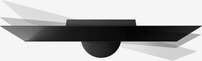 Panasonic TX-65HZ1500E tv, set forfra, sort skærm, tynde mørkegrå kanter, sort oval fod, på grå og hvid baggrund