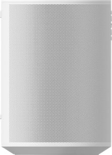 Draadloze connected luidspreker Sonos Era 100 mat wit vooraanzicht, geperforeerde grille over het hele oppervlak