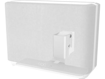 Denon Home 250 için beyaz Cavus CMDH250 hoparlör standı, dikdörtgen, üst yüzeyinde dikdörtgen kesimli