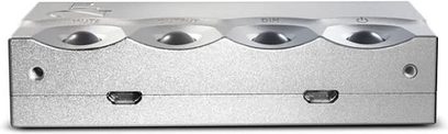 Chord Electronics 2Yu sølv hi-fi elektronik udvidelseskort, frontvisning, 4 jackstik, sølvfinish