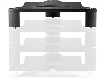 Ekstra Naim Audio FraimLite højt element (264 mm) i sort metal, 3 niveauer, cylindriske fødder, tekstureret overside