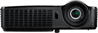 Optoma FX5200 sort videoprojektor, kompakt, forside, objektiv, ventilationsgitter, kontrolknapper