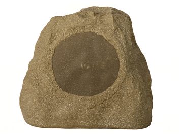 Diffusore da esterno Russound 5R82mk2-S finitura sandstone, effetto roccia con griglia frontale rotonda