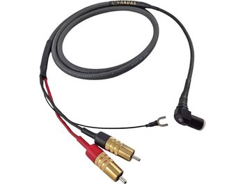 Cardas Iridium Phono kabelis 1,25m DIN taisnā leņķī, sarkani un melni RCA savienotāji, metāla dakša, melns apvalks