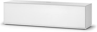 Mueble para TV Sonorous Studio STA160F-WHT-WHT blanco, rectangular, sin puertas, vista frontal