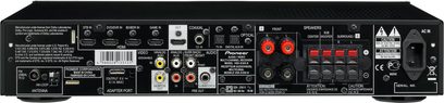Pioneer VSX-S300 Heimkino-Verstärker, Rückseite, Audio-/Video-Anschlüsse, HDMI-Ports, Lautsprecherklemmen, FM-Antenne