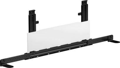 Čierny držiak reproduktora Sony SU-WB1 s perforovanou horizontálnou lištou a dvoma zadnými vertikálnymi úchytmi