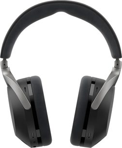 Trådløse Bluetooth-hifi-hovedtelefoner Beyerdynamic Aventho 300 sort, frontvisning, polstret hovedbøjle, cirkulære ørekopper, metalbeslag