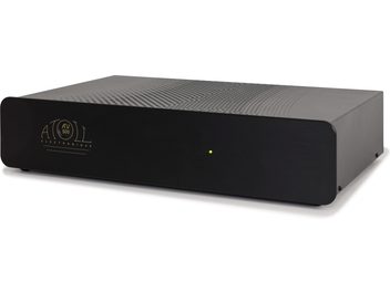 Усилвател с няколко канала Atoll Electronique AV500 черен (с тригер), черно изпълнение, преден изглед, в хоризонтално положение
