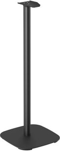 Suporte de coluna Vogel's SFS 4133 preto, haste fina, base quadrada com cantos arredondados e placa superior perfurada