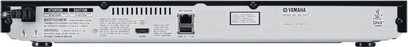 Reproductor Blu-ray 4K Yamaha BD-S477 negro, vista frontal, puertos y conexiones visibles