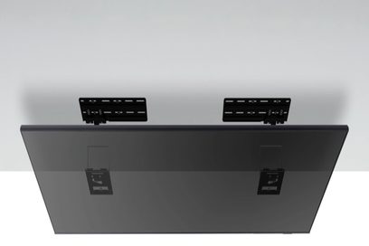 Samsung WMN-B50EB/XC sort væg-TV-beslag, bagfra set med to monteringsplader over skærmen