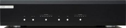 Musical Fidelity M3x Vinyl phono-forforstærker sort med rektangulær sort front, 6 runde knapper og hvide inskriptioner