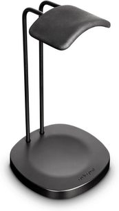 Sort buet hovedtelefonstativ Audioquest Perch, rund base, rent og funktionelt design